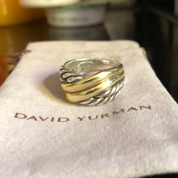 David Yurman Jewelry - David Yurman double crossover ring (vintage)